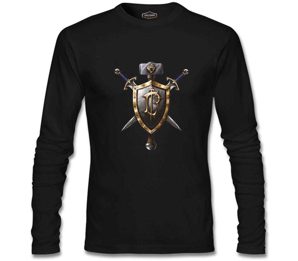 World of Warcraft - Human Siyah Erkek Sweatshirt