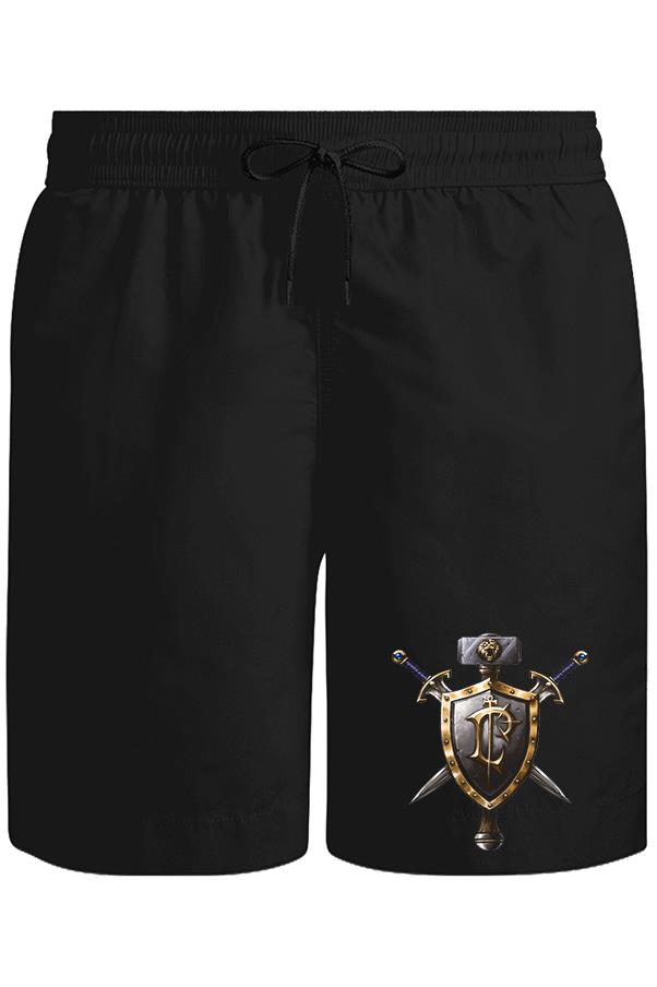 World of Warcraft - Human Unisex Black Shorts