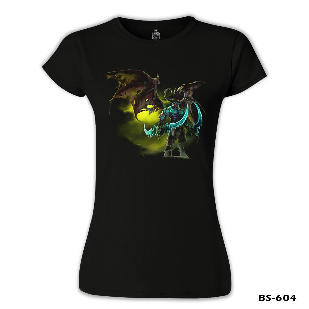 World of Warcraft - Illidan Stormrage Black Women's Tshirt