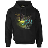 World of Warcraft - Illidan Stormrage Black Men's Zipperless Hoodie