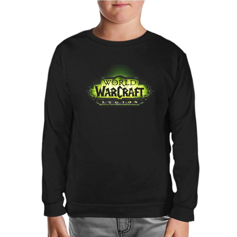 World of Warcraft - Legion Logo Black Kids Sweatshirt