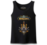World of Warcraft - Logo Siyah Erkek Atlet