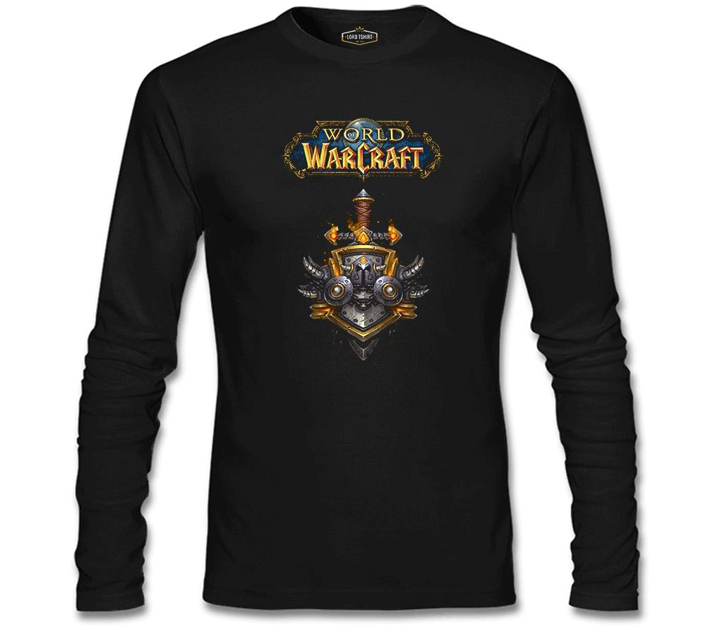 World of Warcraft - Logo Siyah Erkek Sweatshirt