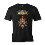World of Warcraft - Logo Siyah Erkek Tshirt