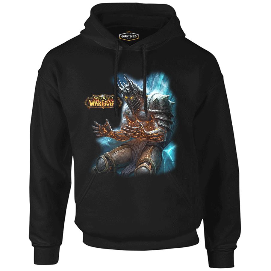 World of Warcraft - Wrath Black Men's Zipperless Hoodie