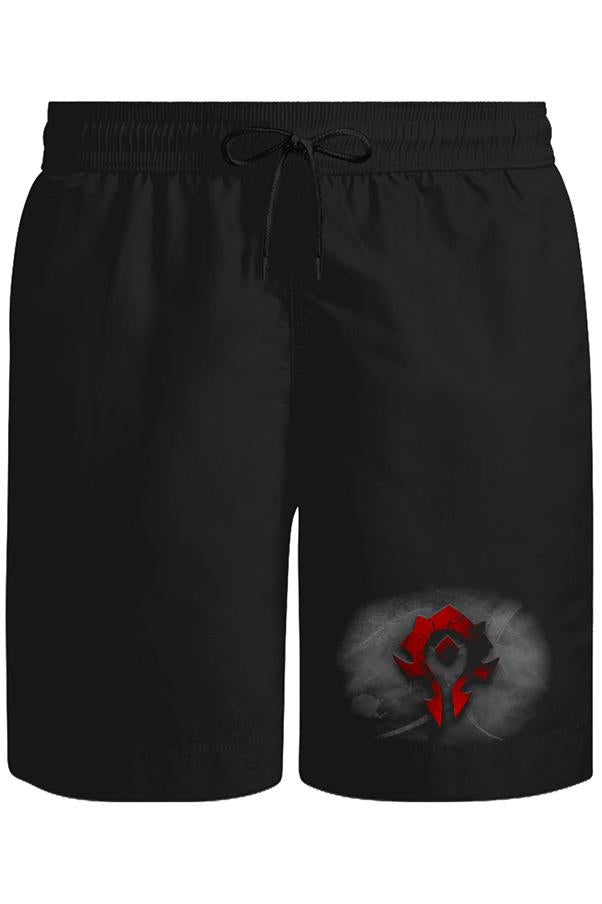 World of Worldcraft - Horde Logo Unisex Siyah Şort