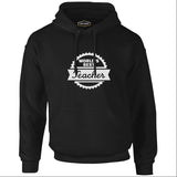 World's Best Teacher Teachers' Day Black Men's Zipperless Hoodie