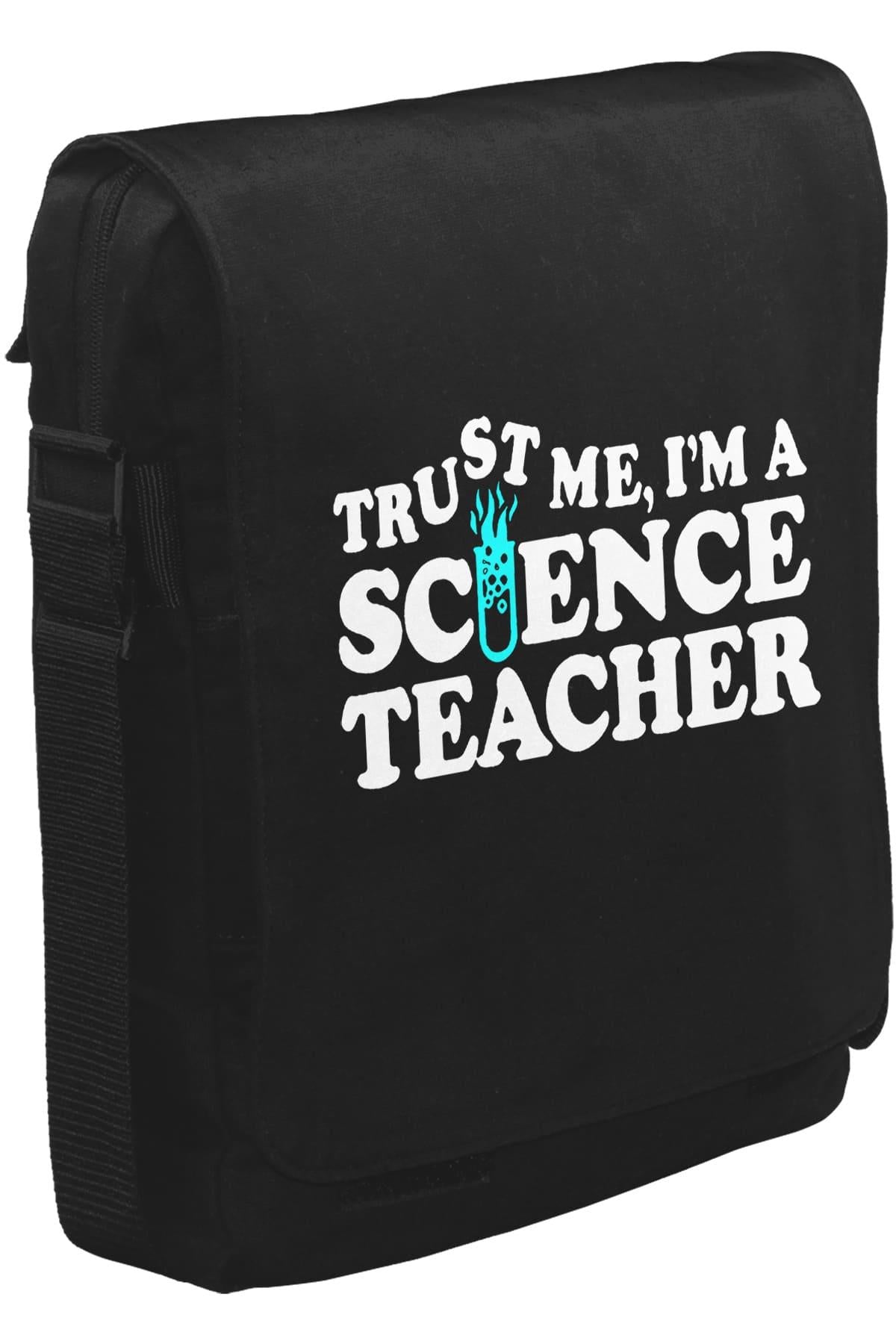 I'm a Science Teacher, Trust Me, Teachers' Day Unisex Black Messenger Bag 
