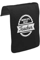 World's Best Teacher Teachers' Day Unisex Black Removable Messenger Bag Cover CK-1227 