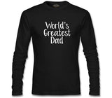 World's Greatest Dad Black Men's Sweatshirt