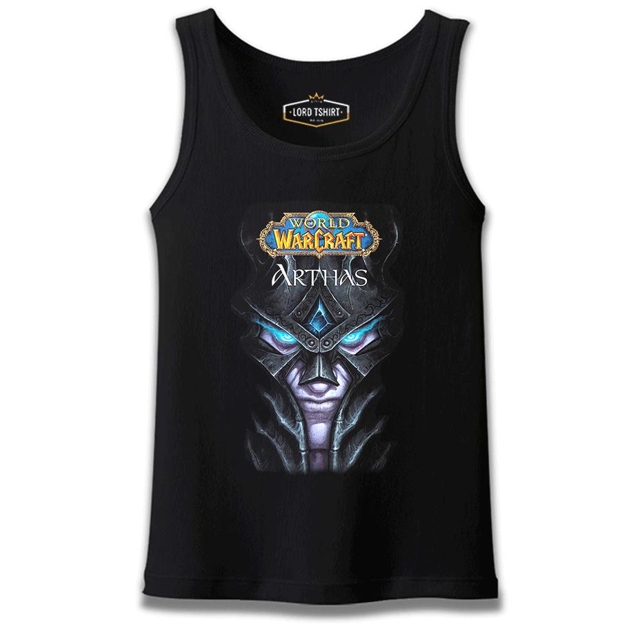 World Warcraft - Arthas Siyah Erkek Atlet