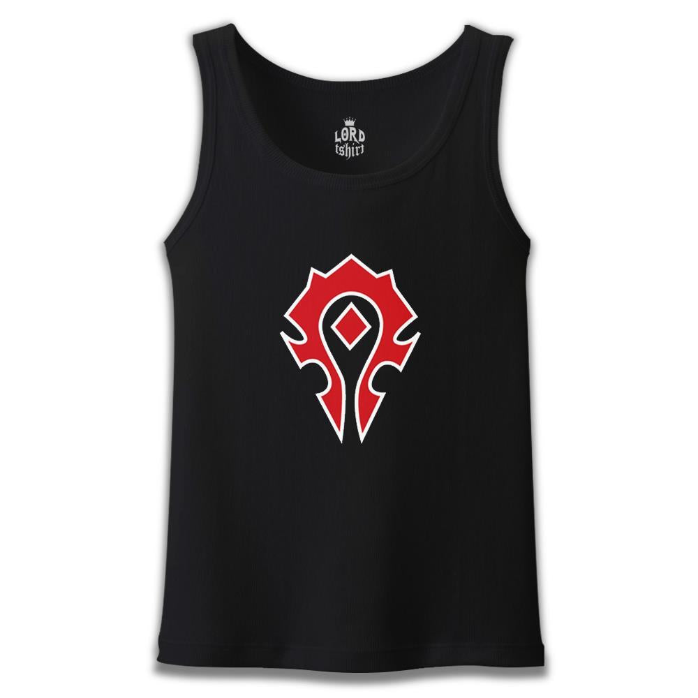 World Warcraft - Logo Black Male Athlete