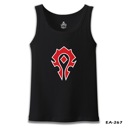 World Warcraft - Logo Black Male Athlete