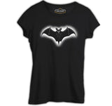 Bat Shadow Logo Black Women's Tshirt 