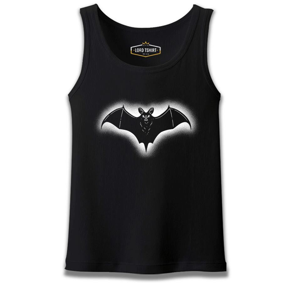 Bat Shadow Logo Black Male Athlete 