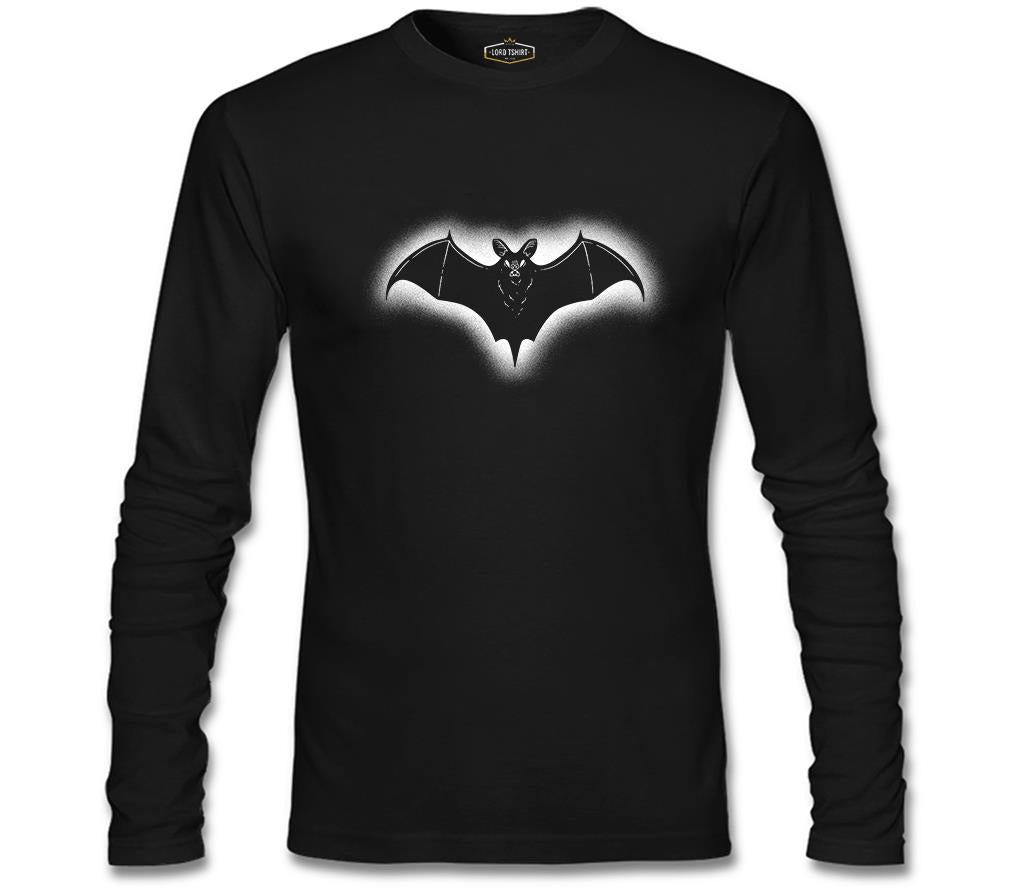 Bat Shadow Logo Black Men's Sweatshirt 