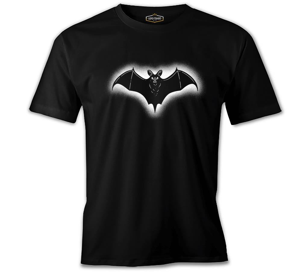 Bat Shadow Logo Black Men's Tshirt 