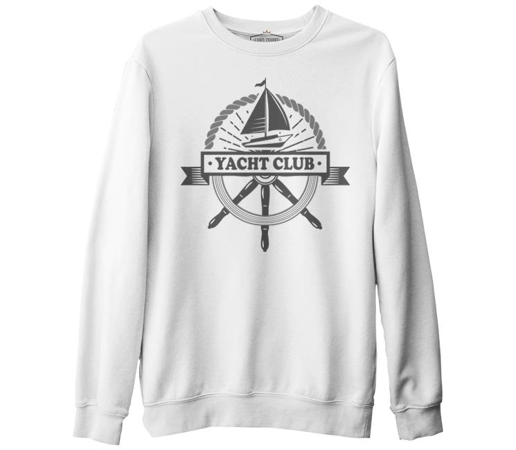 Yacht Club - Dümen White Men's Thick Sweatshirt