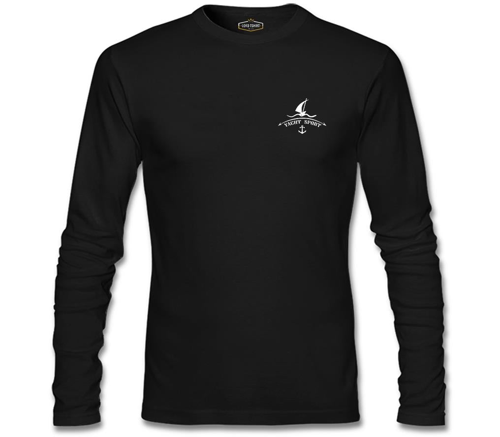 Yacht Club - Yatch Logo Black Men's Sweatshirt