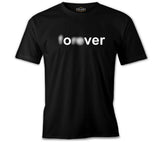 Yazı - Forever Over Siyah Erkek Tshirt