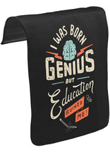 Yazı - Genius Unisex Siyah Tak-Çıkar Postacı Çanta Kapağı CK-1318