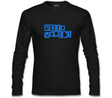 Text - Hello World Black Men's Sweatshirt
