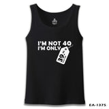 Text - I am not 40 Black Male Athlete