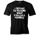 Text - Note Normal Black Men's Tshirt