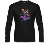 Yeah - Baykuş Siyah Erkek Sweatshirt