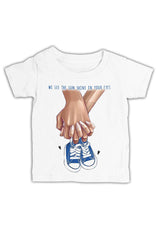 Yeni Bebek Erkek Ayakkabı Anneler Günü Beyaz Çocuk Tshirt