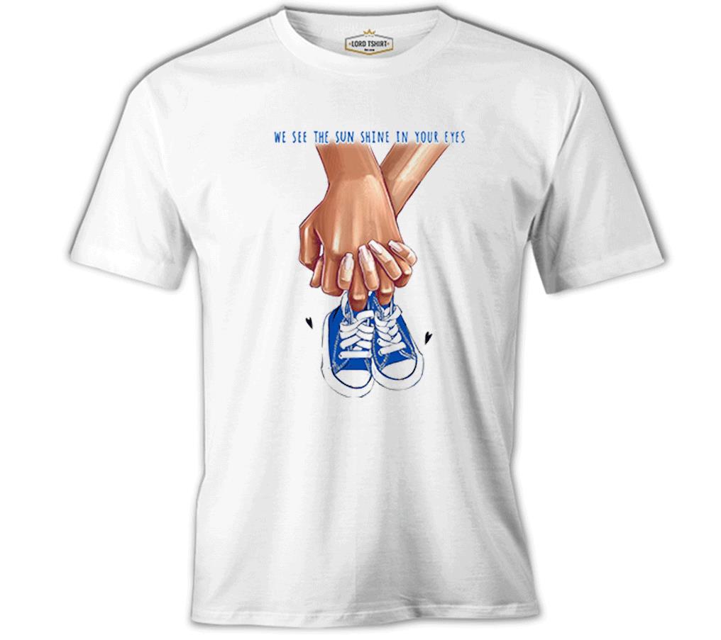 New Baby Boys Shoes Mother's Day White Unisex Tshirt