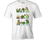 Yoga - Avocado Poses White Men's T-Shirt