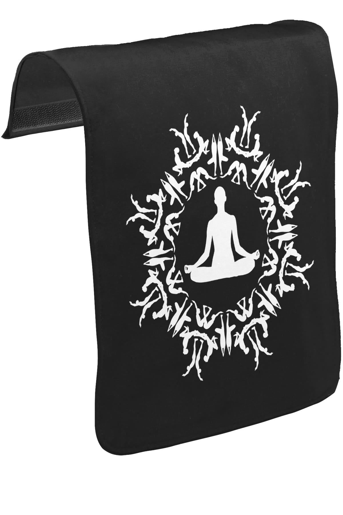 Yoga - Chakra Unisex Black Removable Messenger Bag Cover CK-1596 