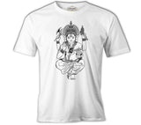 Yoga - Ganesha White Men's Tshirt