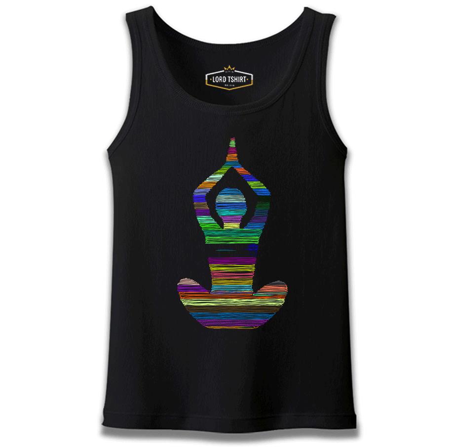Yoga - Lines Siyah Erkek Atlet