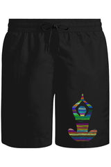 Yoga - Lines Unisex Siyah Şort