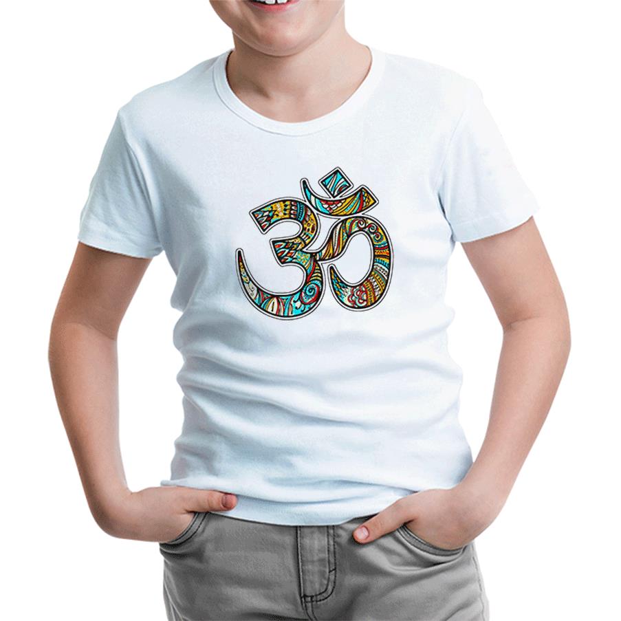 Yoga - Logo White Kids Tshirt