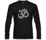 Yoga - Om Mandela Siyah Erkek Sweatshirt