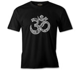 Yoga - Om Mandela Siyah Erkek Tshirt