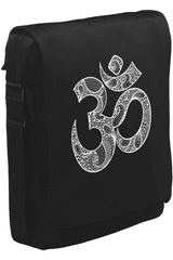 Yoga - Om Mandela Unisex Siyah Postacı Çanta