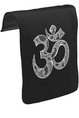Yoga - Om Mandela Unisex Siyah Tak-Çıkar Postacı Çanta Kapağı CK-1651