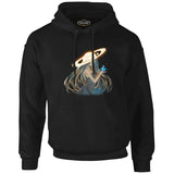 Orbit Diamond Black Men's Zipperless Hoodie