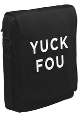 Yuck Fou Unisex Siyah Postacı Çanta