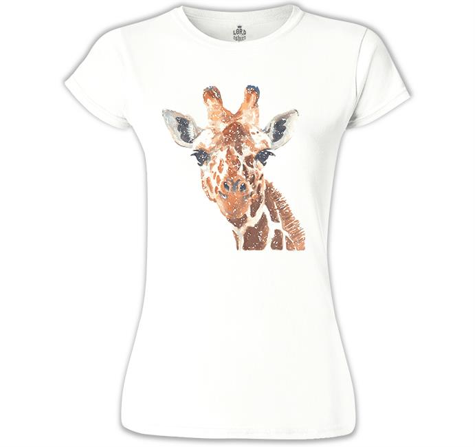 Giraffe - Face White Women's Tshirt