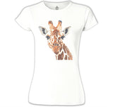 Giraffe - Face White Women's Tshirt