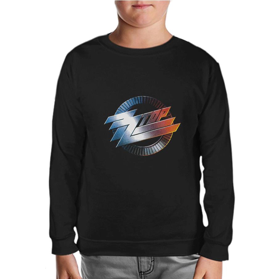 ZZ Top - Logo Black Kids Sweatshirt