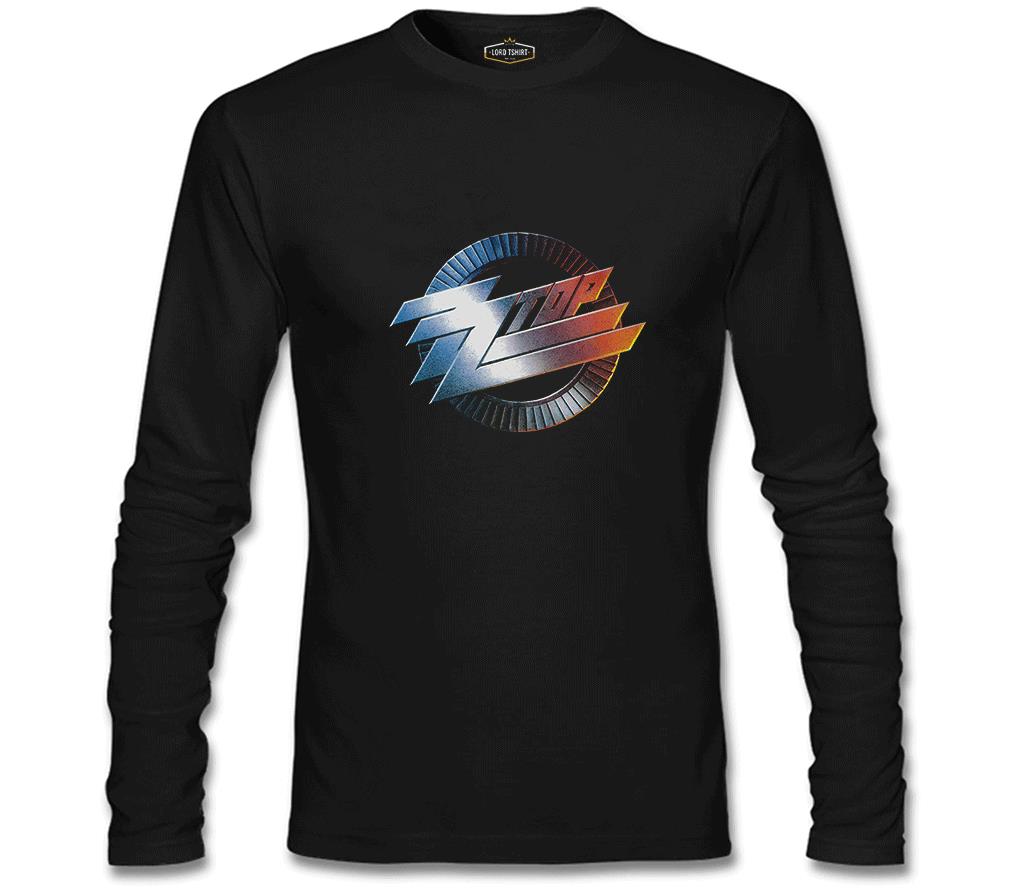 ZZ Top - Logo Siyah Erkek Sweatshirt