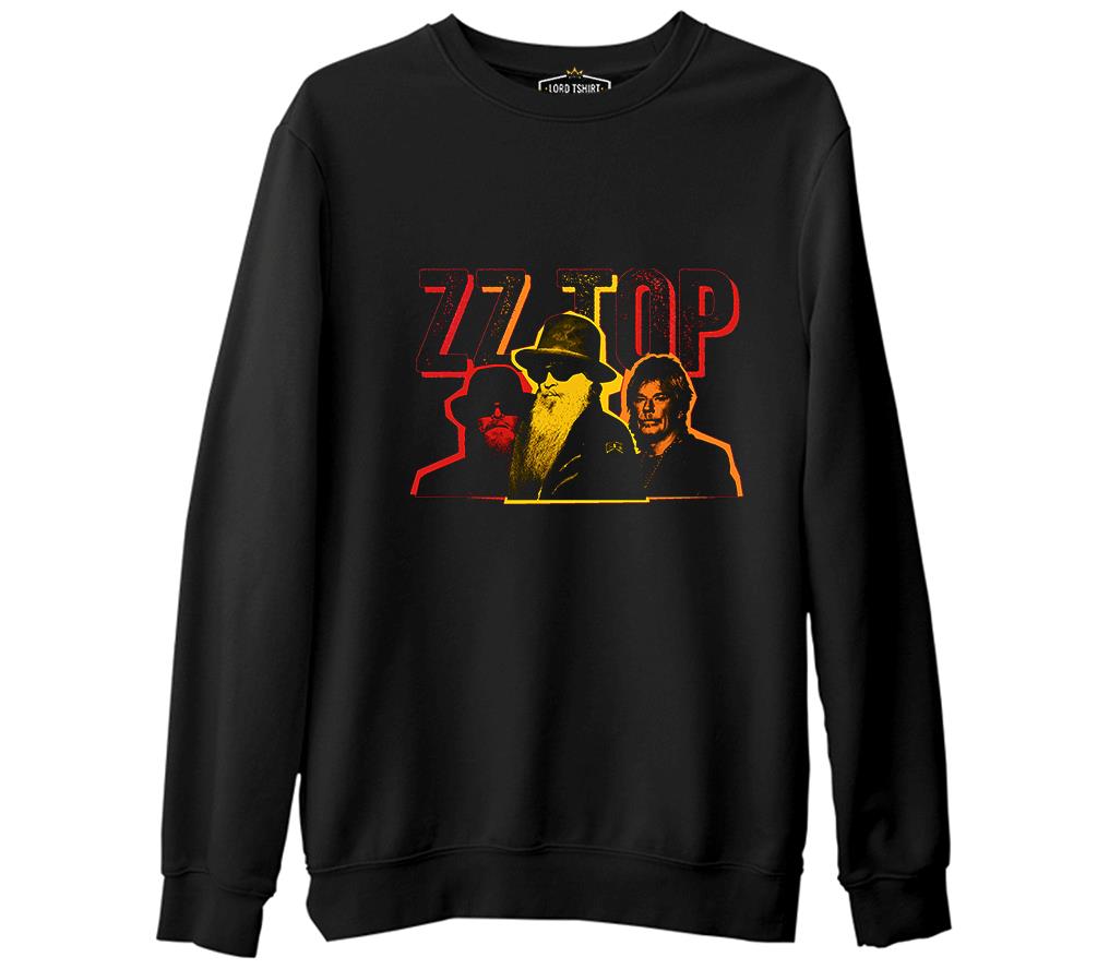 ZZ Top - Tribute Black Men's Thick Sweatshirt