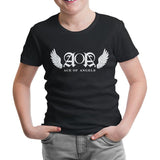 AOA - Wings Siyah Çocuk Tshirt - Lord Tshirt